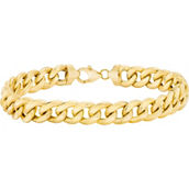 14K Yellow Gold 5.6mm Solid Domed 8.5 in. Miami Cuban Chain Bracelet