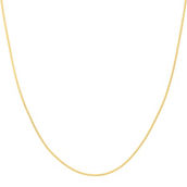14K Yellow Gold 1.4mm 18 in. Solid Flat Curb Chain