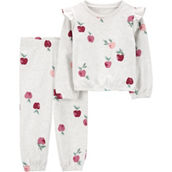 Carter's Toddler Girls Apple Outfit 2 pc. Set