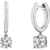 Above Love 14K White Gold 1 CTW Lab Grown Diamond Earrings, GSI Certified