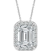Above Love 14K White Gold 1 1/10 CTW Lab Grown Diamond Pendant, GSI Certified