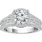 Above Love 14K White Gold 1 1/2 CTW Lab Grown Diamond Ring, GSI Certified, Size 7