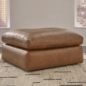 Leather+ by Ashley Emilia Oversized Accent Ottoman