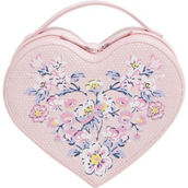 Vera Bradley Whimsy Heart Cosmetic Case, Mon Amour Soft Blush