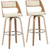 LumiSource Cecina 30 in. Fixed Height Barstools 2 pk.