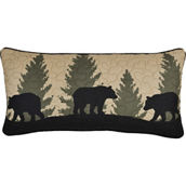 Donna Sharp Bear Walk Plaid Rect Decorative Pillow