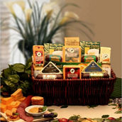 Gift Basket Nation A Classic Selection Meat and Cheese Gourmet Small Basket