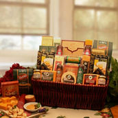 Gift Basket Nation A Classic Selection Deluxe Meat and Cheese Gourmet Basket