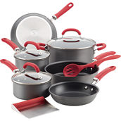 Rachael Ray Create Delicious Hard-Anodized Aluminum 11 pc. Nonstick Cookware Set