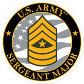 Army SGM 3.5 in. Rank Decal