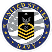 USN SCPO 3.5 in. Rank Decal