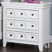 Furniture of America Castile 3 Drawer Nightstand with USB