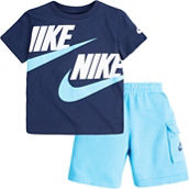 Nike Toddler Boys NSW HBR Tee and Cargo Shorts 2 pc. Set