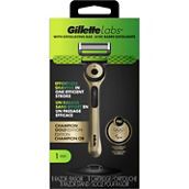 Gillette Labs Olympic Gold Razor for Men with Premium Magnetic Stand