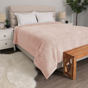 Life Comfort 90 x 90 in. Shearling Blanket