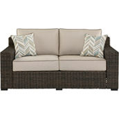 Signature Design by Ashley Coastline Bay Outdoor Loveseat with Cushion