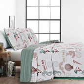 Videri Home Holiday Writing Quilt Set