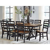 Signature Design by Ashley Wildenauer 9 pc. Dining Set: Table, 8 Chairs