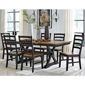Signature Design by Ashley Wildenauer 7 pc. Dining Set: Table, 6 Chairs