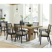Signature Design by Ashley Galliden 7 pc. Dining Set: Table, 4 Sides, 2 Arm Chairs