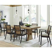 Signature Design by Ashley Galliden 7 pc. Dining Set: Table, 6 Arm Chairs