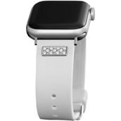 Guess White Silicone Band with Crystals Insert for Apple 38-40mm Watch