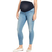 Old Navy Maternity Full-Panel Wow Light Wash Skinny Jeans