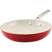 KitchenAid Hard Anodized Ceramic Empire Red 10 in. Open Frying Pan