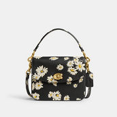 Coach Floral Printed Leather Cassie 19 Crossbody, Black Multi