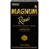 Trojan Magnum Raw Large Size Condoms 10 ct.