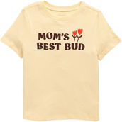 Old Navy Toddler Girls Mom's Best Bud Graphic Tee