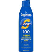 Coppertone Sport Continuous Spray Sunscreen 100 SPF 5.5 oz.