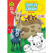 Color by Letter Farm Fun Workbook
