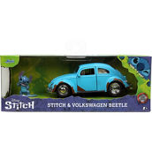 Disney 1:32 Blue Punch Buggy with Stitch