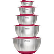 Viking 10 pc. Stainless Steel Mixing Bowl Set with Lids and Mirror Finish