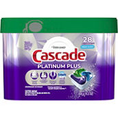 Cascade AP Platinum Plus Fresh Dishwasher Detergent 28 ct.