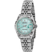 Rolex Women's Independently Certified Datejust Ice Blue Watch CRX133 (Pre-Owned)