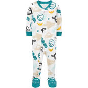 Carter's Baby Boys Space 100% Cotton Snug Fit Footie Pajamas