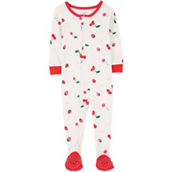Carter's Toddler Girls Strawberry Print Sleep and Play Pajamas