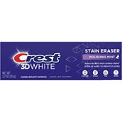 Crest 3D White Stain Eraser Polishing Mint Teeth Whitening Toothpaste