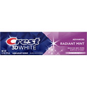 Crest 3D White Advanced Radiant Mint Teeth Whitening Toothpaste