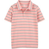 Carter's Little Boys Striped Jersey Polo Shirt