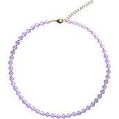 Panacea Lilac Stone Bead Strand Necklace