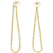 Panacea Pearl Chain Earrings