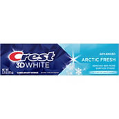 Crest 3D White Advanced Teeth Whitening Toothpaste, Arctic Fresh, 3.3 oz.