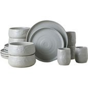 Stone by Mercer Shosai 16 pc. Dinnerware Set Stoneware, Gray