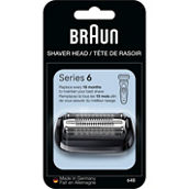 Braun Series 6 Electric Shaver Replacement Head with Sensitive Skinguard, Black