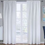 Commonwealth Home Fashions Ultimate Blackout Multi Header Curtain Liner
