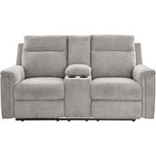 Signature Design by Ashley Barnsana Power Reclining Loveseat with Console