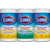 Clorox Disinfecting Wipes Value Pack Bleach Free Cleaning Wipes 3 pk., 75 ct.
